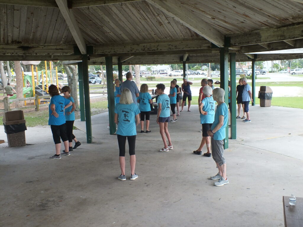 A Tai Chi group in Sebastian Florida practices in honor of mom.